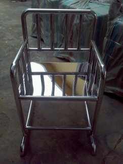 无锁不锈钢审讯椅